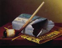 William Michael Harnett - A Smoke Backstage